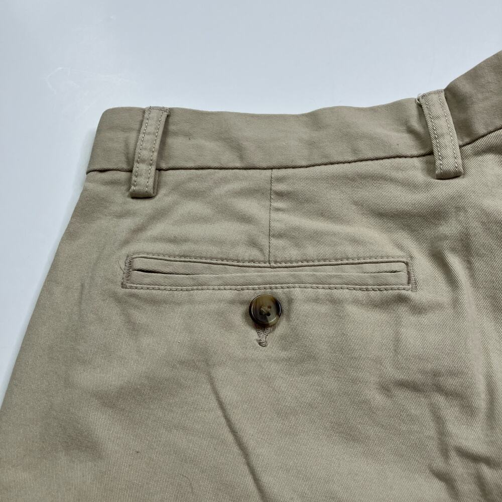 Old Navy | Ultimate Slim Built-In Flex Tan Cotton Chino Shorts Mens 34 - Picture 6 of 6